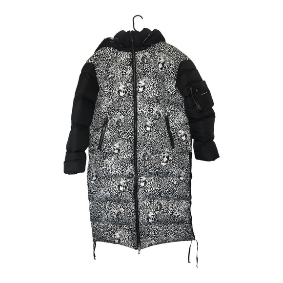 MARCELL VON BERLIN mens leopard Down Puffer coat size 40 NWT $2100 - Picture 1 of 7